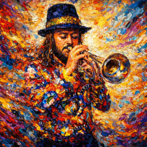 Blowing Abstract Brass